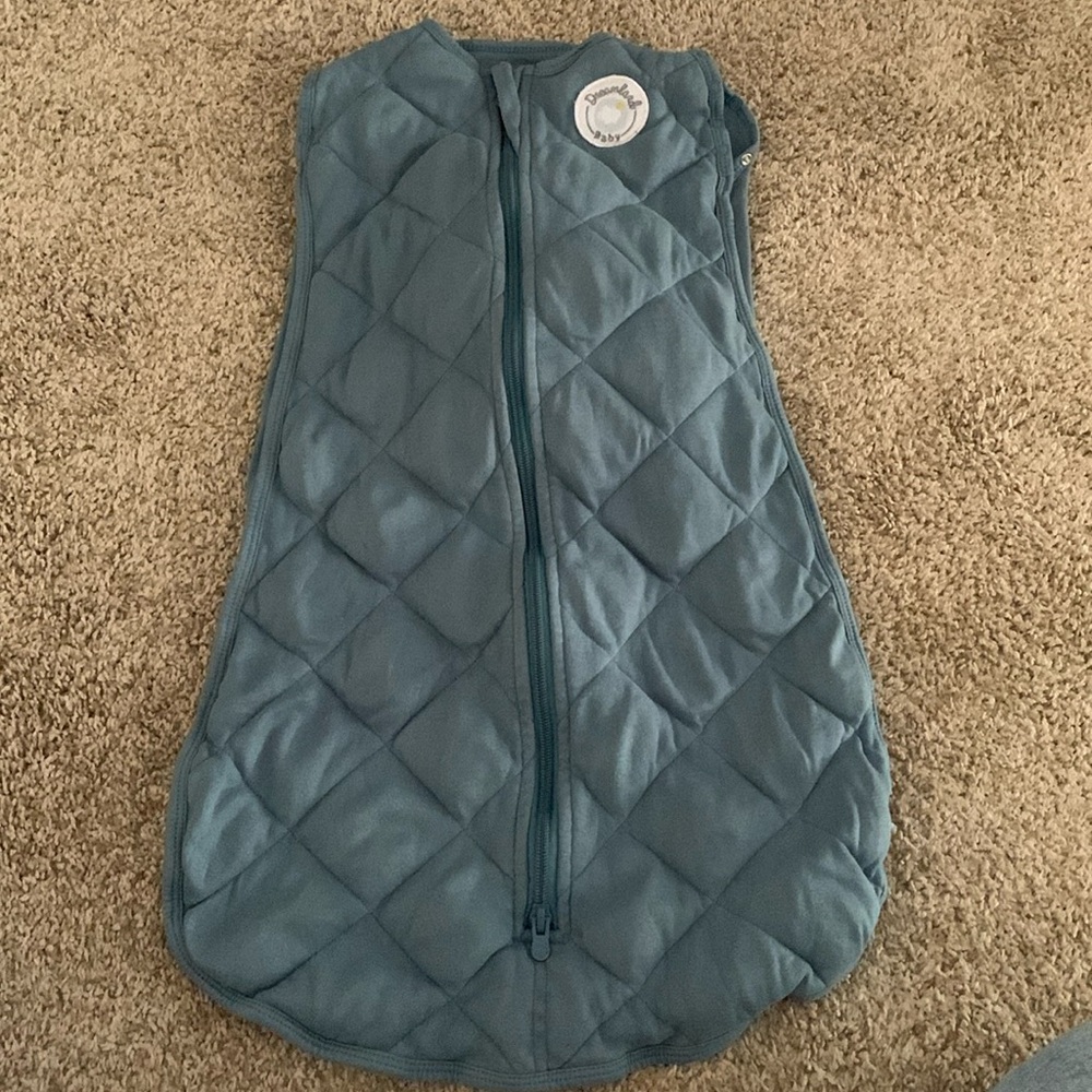 Dreamland Baby Swaddle - Blue - small